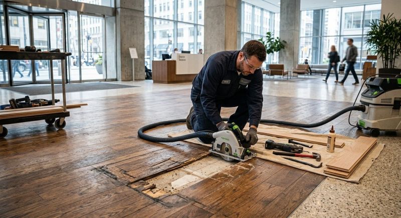 Our team working on Flooring Service projects in Renton, WA