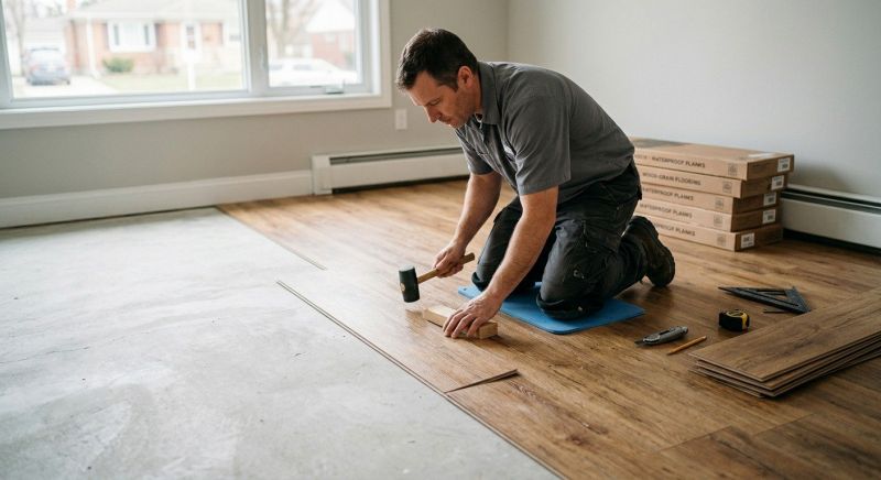 Linoleum Floor Installation in Kenmore, WA