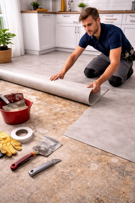 Linoleum Floor Installation in Pierce County, WA