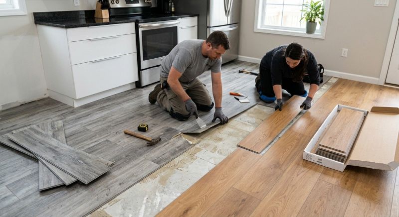 Vinyl Floor Replacement in Renton, WA