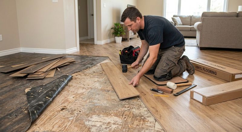 Vinyl Flooring Installation in Mercer Island, WA