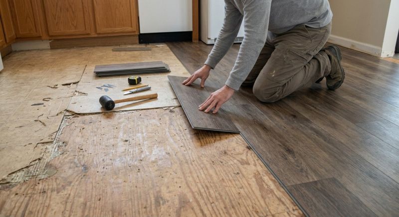 Vinyl Tile Replacement in Renton, WA